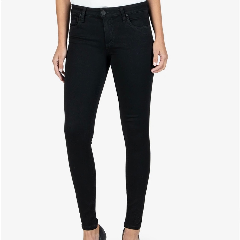 Kut From the Kloth Mia Slim Fit Skinny Black Jeans Size 2